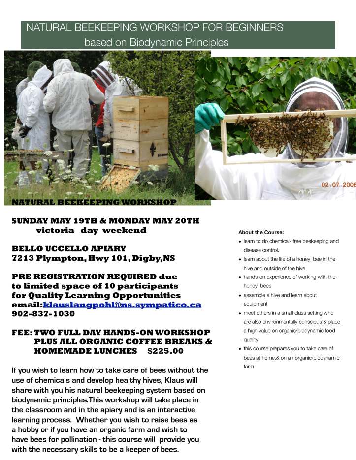 FINAL 2013 BEEKEEPING POSTER