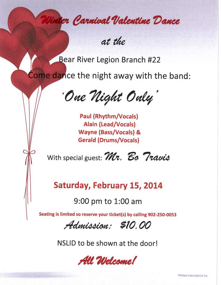 Winter Carnival Valentine Dance - Feb 15, 2014
