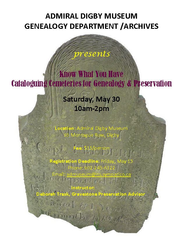 Cataloguing Cemeteries 2015