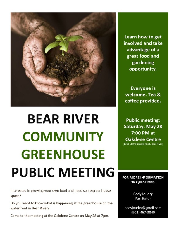 Bear River Community Greenhouse Public Meeting May2016 (image)