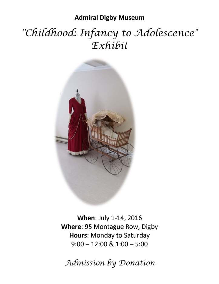 Childhood exhibit poster