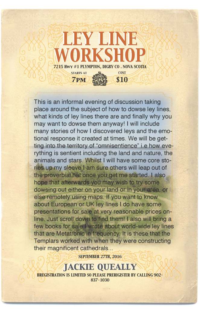 Ley Lines Workshop - September 27, 2016