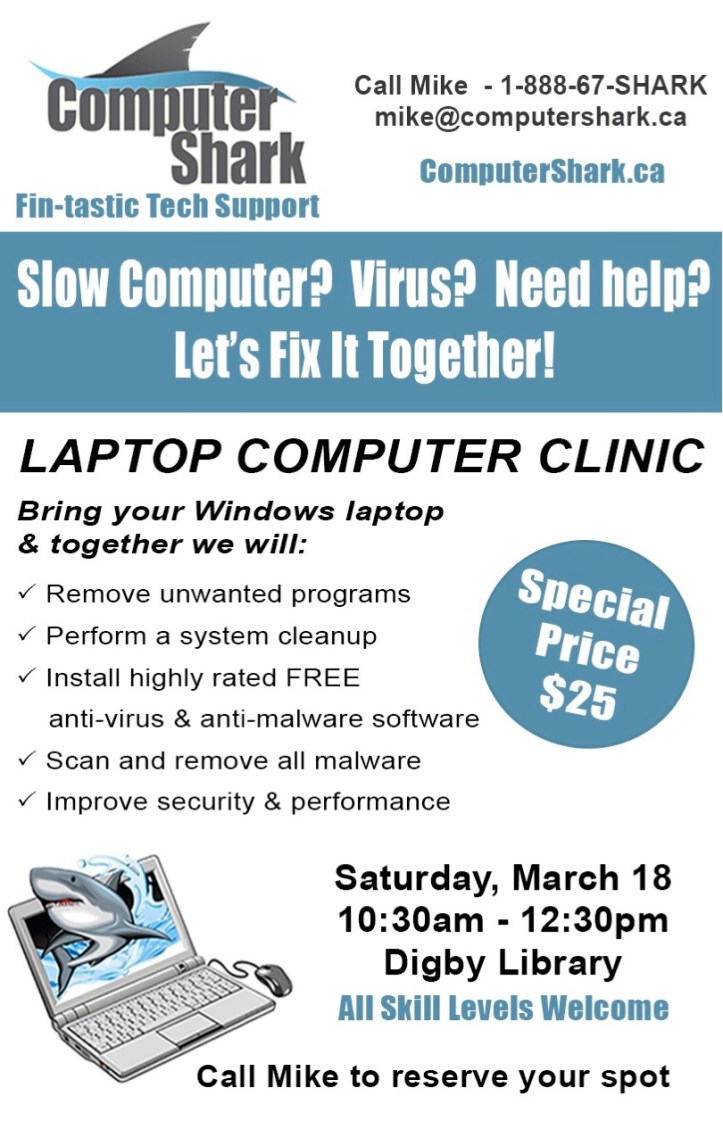 Computer Shark Clinic